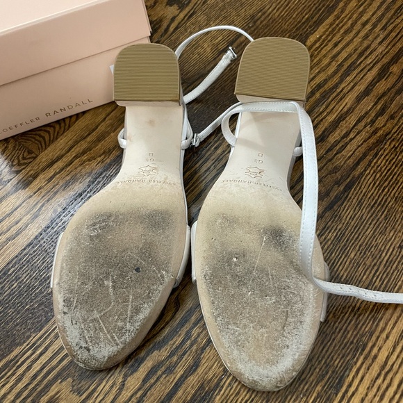 Loeffler Randall Malia White Curved-Heel Sandal 6.5 - Picture 5 of 7